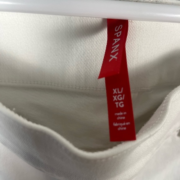 Spanx white SPANXshape™ EveryWear Ankle Skinny Jeans size XL - Picture 7 of 10